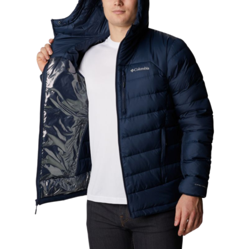 Columbia Men's Autumn Park Down Hooded Jacket - XL Collegiate Navy-3